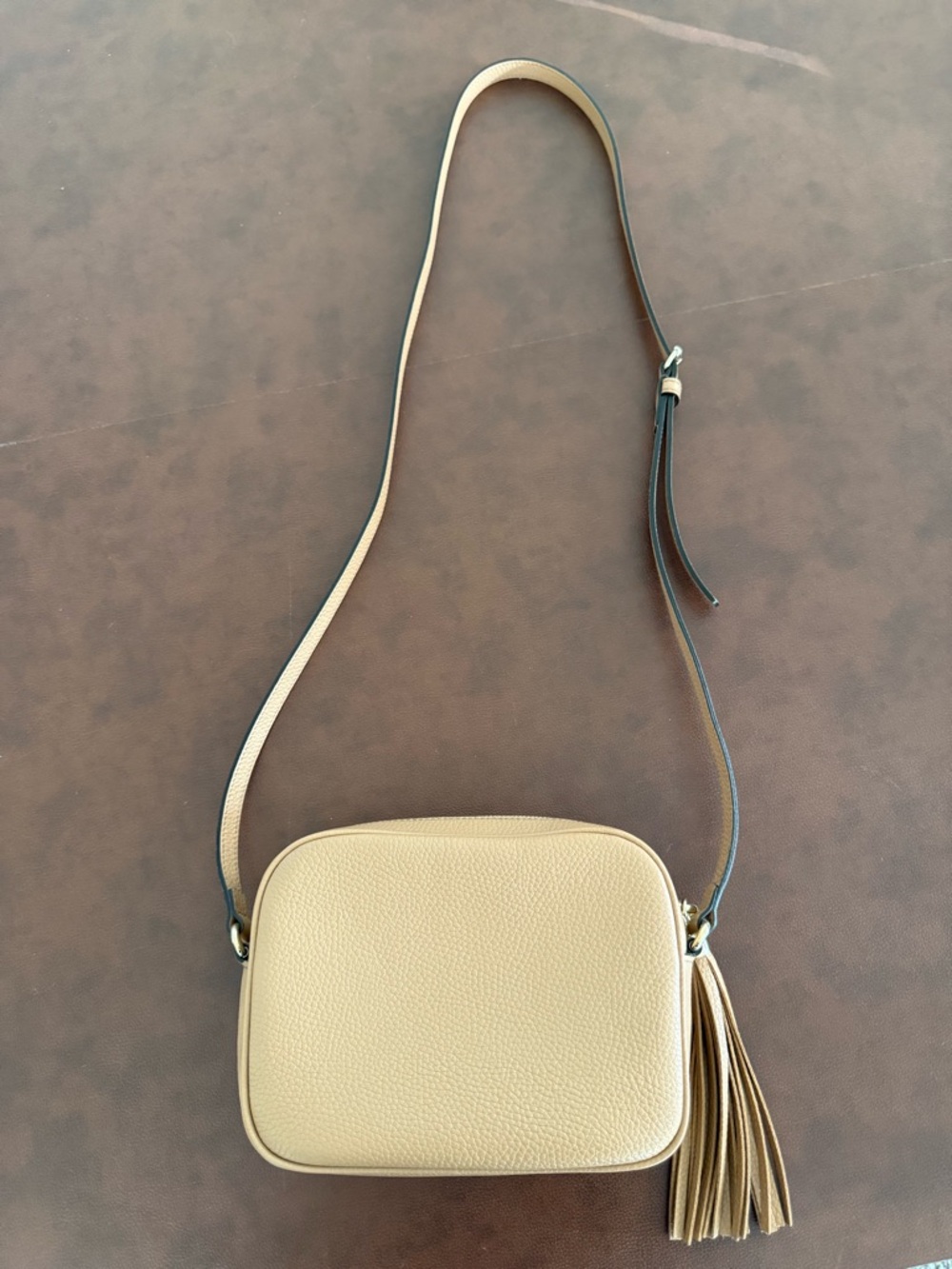 Gucci Soho Disco Tan Leather Crossbody Bag - Picture 4 of 8